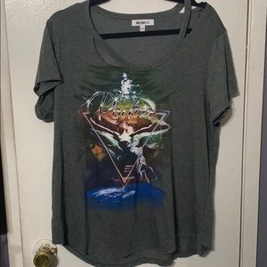 Distressed rocker tee